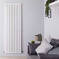 Design Heizkörper 2335W 178x59cm Weiß - Warmwasser,  aus Stahl,  2-lagig - Revive,  von Hudson Reed