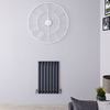 Design Heizkörper 635 x 415mm Einlagig 418W Anthrazit Gäste WC - Revive von Hudson Reed