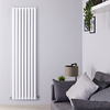 Design Heizkörper Aluminium Doppellagig Vertikal Weiß 1800 x 470mm 2004W,  von Hudson Reed