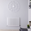 Design Heizkörper Aluminium Horizontal Weiß 600mm x 830mm 1609W - Revive Air,  von Hudson Reed
