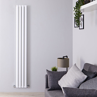 Design Heizkörper Aluminium Vertikal Weiß 1800mm x 230mm 1002W - Revive Air,  von Hudson Reed