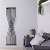 Design Heizkörper (einlagig),  vertikal - 1775mm x 450mm,  925W – Schwarz - Xcite