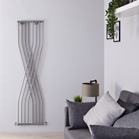 Design Heizkörper (einlagig),  vertikal - 1775mm x 450mm,  925W – Silber – Xcite