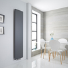 Design Heizkörper,  Flach,  Vertikal 1800x400mm 842W Anthrazit - Rubi Hudson Reed