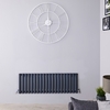 Design Heizkörper Horizontal Anthrazit 400mm x 1180mm 813W (einlagig) - Revive