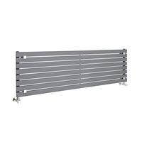 Design Heizkörper Horizontal Anthrazit 472mm x 1600mm 1042W (einlagig) - Sloane