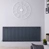 Design Heizkörper Horizontal Anthrazit 635mm x 1647mm 1671W (einlagig) - Revive