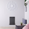 Design Heizkörper Horizontal Anthrazit 635mm x 413mm 420W (einlagig) - Sloane