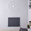 Design Heizkörper Horizontal Anthrazit 635mm x 826mm 836W (einlagig) - Revive