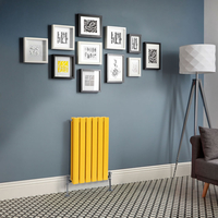 Design Heizkörper Horizontal (Doppellagig) 635mm x 420mm Gelb (Dandelion Yellow) - Delta