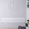 Design Heizkörper Horizontal Doppellagig Weiß 354mm x 1780mm 1325W - Revive,  von Hudson Reed