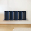 Design Heizkörper Horizontal (Doppellaging) 400mm x 1000mm Blau (Regal Blue) - Revive