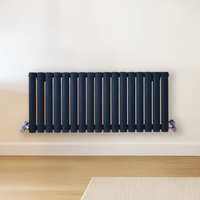 Design Heizkörper Horizontal (Doppellaging) 400mm x 1000mm Blau (Regal Blue) - Revive
