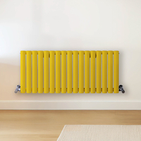 Design Heizkörper Horizontal (Doppellaging) 400mm x 1000mm Gelb (Dandelion Yellow) - Revive