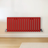 Design Heizkörper Horizontal (Doppellaging) 400mm x 1000mm Rot (Siamese Red) - Revive