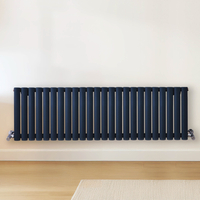 Design Heizkörper Horizontal (Doppellaging) 400mm x 1416mm Blau (Regal Blue) - Revive
