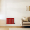 Design Heizkörper Horizontal (Doppellaging) 400mm x 590mm Rot (Siamese Red) - Revive