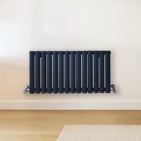 Design Heizkörper Horizontal (Doppellaging) 400mm x 826mm Blau (Regal Blue) - Revive