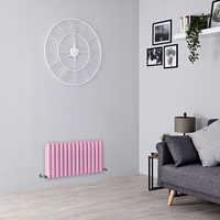 Design Heizkörper Horizontal (Doppellaging) 400mm x 826mm Pink (Camellia Pink ) - Revive