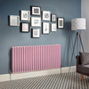 Design Heizkörper Horizontal (Doppellaging) 635mm x 1416mm Pink (Camellia Pink ) - Revive
