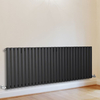 Design Heizkörper Horizontal Einlagig Anthrazit 635mm x 1647mm 1671W - Revive,  von Hudson Reed