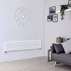 Design Heizkörper Horizontal Einlagig Weiß 354mm x 1600mm 773W - Sloane,  von Hudson Reed
