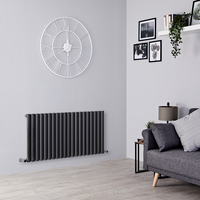 Design Heizkörper Horizontal (Einlaging) 600mm x 1180mm Anthrazit - Revive