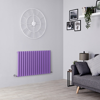 Design Heizkörper Horizontal (Einlaging) 635mm x 1000mm Lila (Lush Purple) - Revive