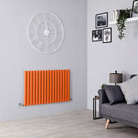 Design Heizkörper Horizontal (Einlaging) 635mm x 1000mm Orange (Sunset Orange) - Revive