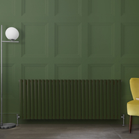 Design Heizkörper Horizontal (Einlaging) 635mm x 1652mm Grün (Evergreen) - Revive