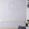 Design Heizkörper Horizontal Weiß 236mm x 1600mm 517W (einlagig) - Revive Slim