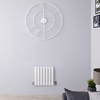 Design Heizkörper Horizontal Weiß 400mm x 413mm 284W (einlagig) - Revive