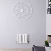 Design Heizkörper Horizontal Weiß 400mm x 413mm 482W (doppellagig) - Revive