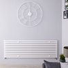Design Heizkörper Horizontal Weiß 590mm x 1600mm 1298W (einlagig) - Revive