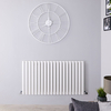 Design Heizkörper Horizontal Weiß 635mm x 1180mm 1193W (einlagig) - Revive
