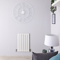 Design Heizkörper Horizontal Weiß 635mm x 420mm 375W (einlagig) - Delta