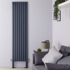 Design Heizkörper mit Füßen,  Vertikal Anthrazit 2000mm x 472mm 1868W (doppellagig) - Revive Plus