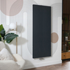 Design Heizkörper mit Mittelanschluss,  Vertikal 1800mm (einlagig) Breite und Farbe wählbar – Ria