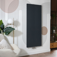 Design Heizkörper mit Mittelanschluss,  Vertikal 1800mm (einlagig) Breite und Farbe wählbar – Ria