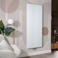 Design Heizkörper mit Mittelanschluss,  Vertikal 1800mm x 700mm (einlagig) Weiß - Ria