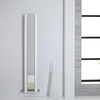 Design Heizkörper mit Spiegel Vertikal Weiß 1600mm x 265mm 789W - Sloane