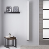 Design Heizkörper Mittelanschluss 180x10cm 459W Weiß - Una,  extra schmal,  von Hudson Reed