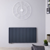 Design Heizkörper Mittelanschluss Horizontal Anthrazit 635mm x 1180mm 2068W (doppellagig) - Revive Caldae