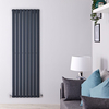 Design Heizkörper Vertikal Anthrazit 1600mm x 560mm 1172W (einlagig) - Delta