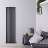 Design Heizkörper Vertikal Anthrazit 1780mm x 472mm 1391W (einlagig) - Savy