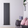 Design Heizkörper Vertikal Anthrazit 1780mm x 472mm 1930W (doppellagig) - Sloane