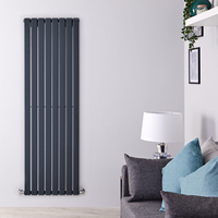 Design Heizkörper Vertikal Anthrazit 1780mm x 560mm 1316W (einlagig) - Delta