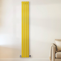 Design Heizkörper Vertikal (Doppellagig) 1780mm x 236mm Gelb (Dandelion Yellow) - Revive