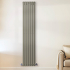 Design Heizkörper Vertikal (Doppellagig) 1780mm x 236mm Grün (Sage Leaf Green) - Revive