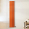 Design Heizkörper Vertikal (Doppellagig) 1780mm x 236mm Orange (Sunset Orange) - Revive